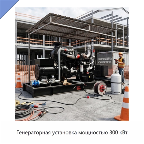 Генераторная установка мощностью 300 кВт