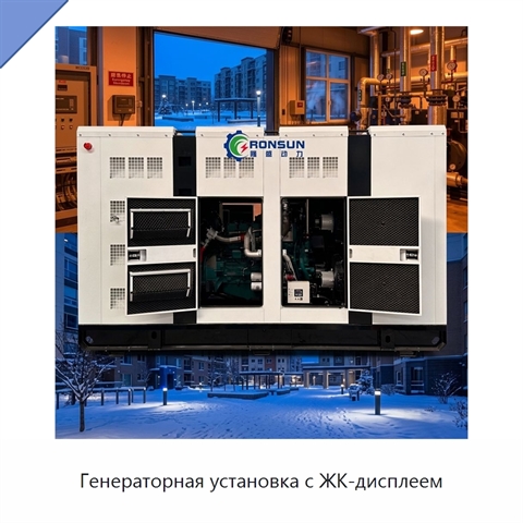 Генераторная установка с ЖК-дисплеем