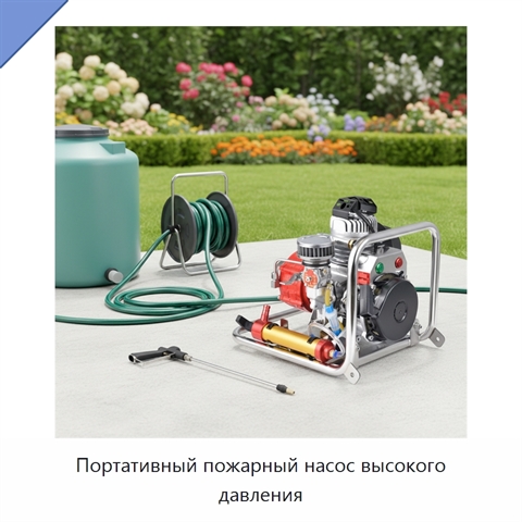 Портативный пожарный насос высокого давления