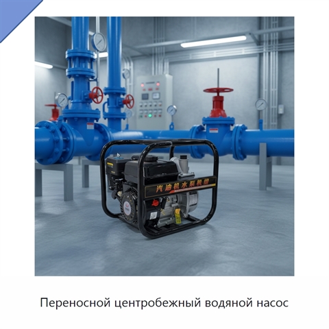 Переносной центробежный водяной насос