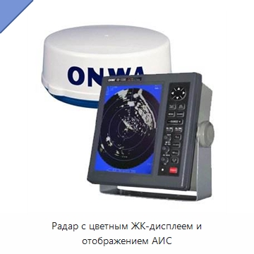 Радар с цветным ЖК-дисплеем и отображением АИС — Специальные судовые принадлежности