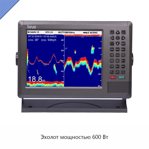 Эхолот мощностью 600 Вт