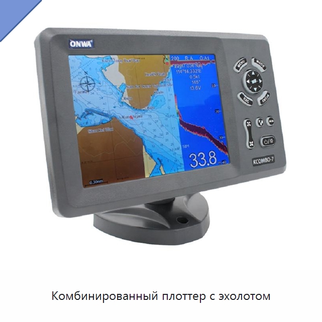 Комбинированный плоттер с эхолотом — Специальные судовые принадлежности