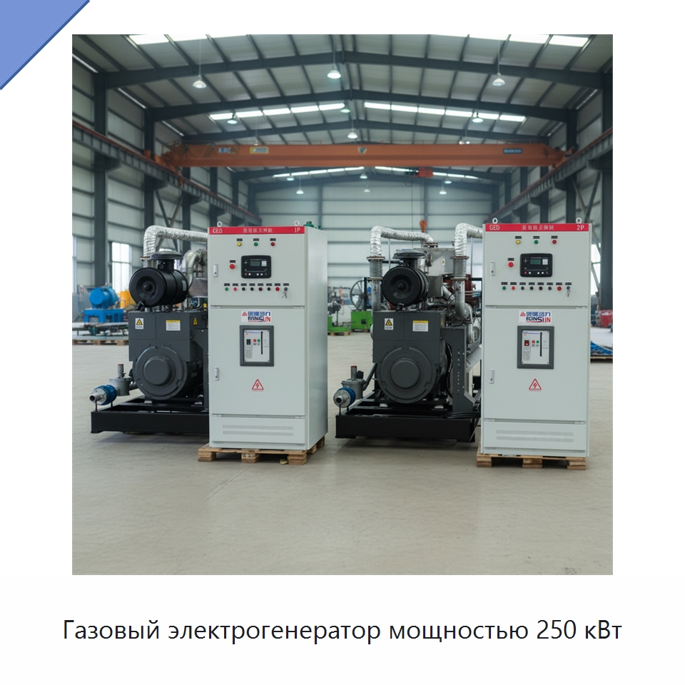 Газовый электрогенератор мощностью 250 кВт — Газотурбинные генераторы