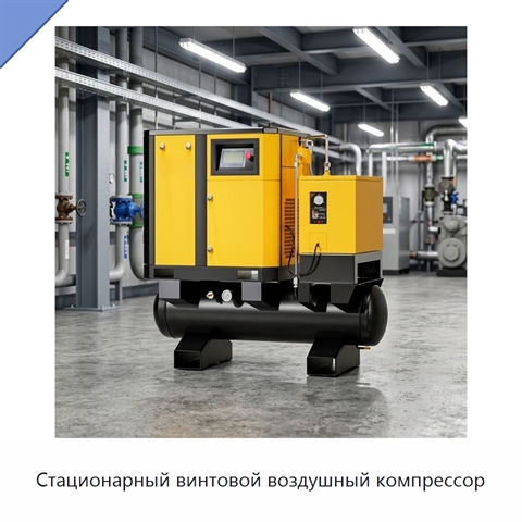 Стационарный винтовой воздушный компрессор
