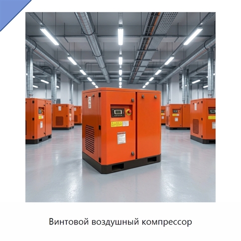 Винтовой воздушный компрессор