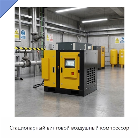 Стационарный винтовой воздушный компрессор