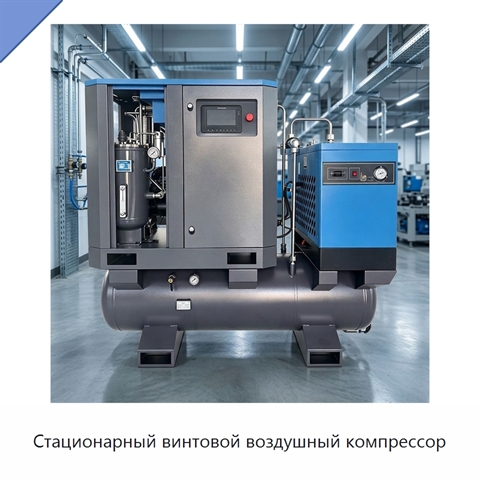 Стационарный винтовой воздушный компрессор
