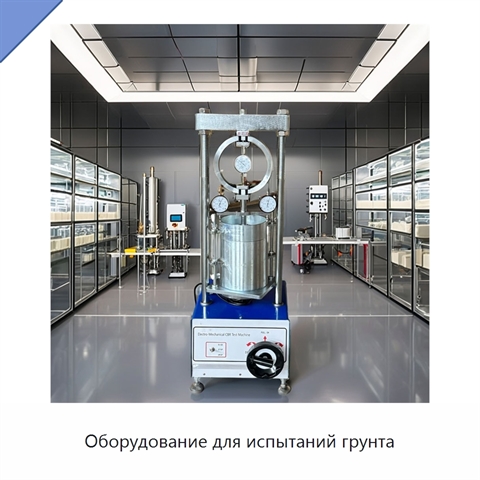 Оборудование для испытаний грунта