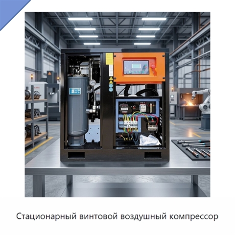 Стационарный винтовой воздушный компрессор