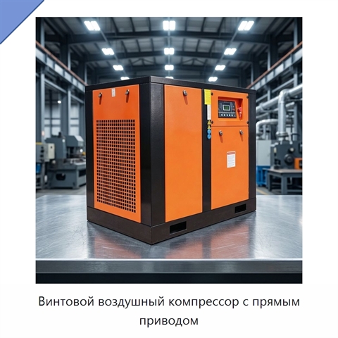 Винтовой воздушный компрессор с прямым приводом