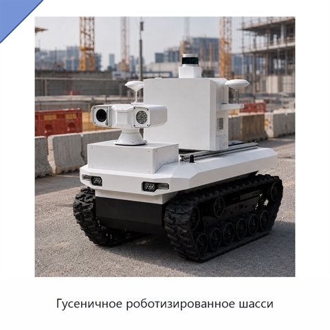 Гусеничное роботизированное шасси