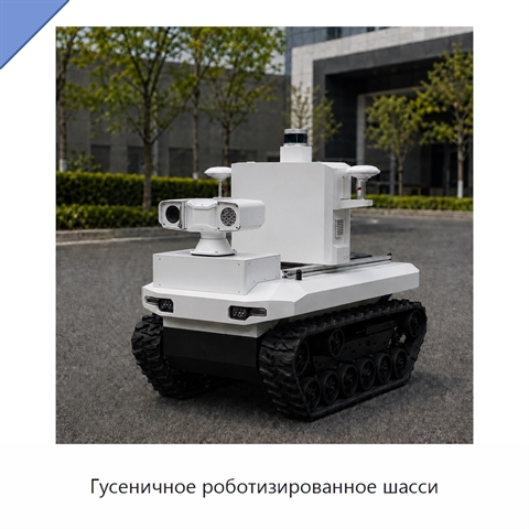 Гусеничное роботизированное шасси