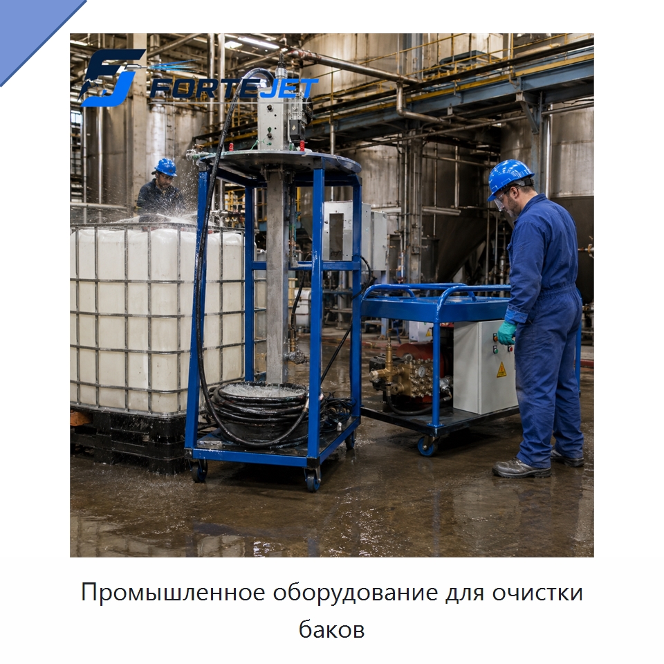 Промышленное оборудование для очистки баков — Аппараты высокого давления