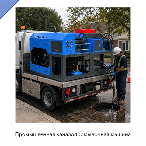 Промышленная каналопромывочная машина