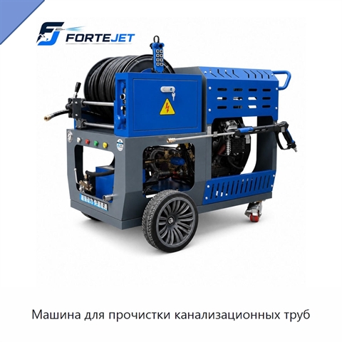 Машина для прочистки канализационных труб