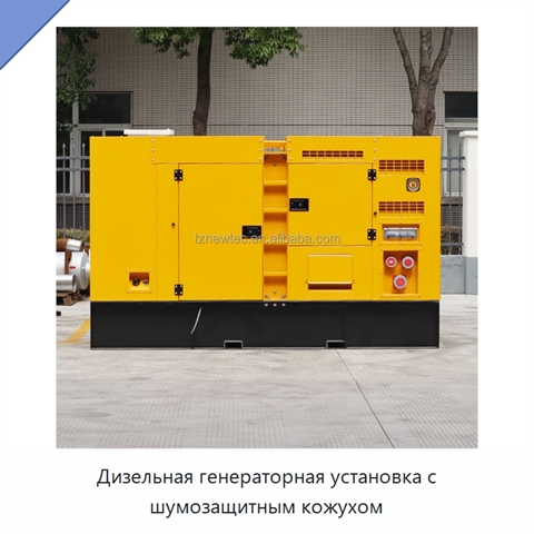 Дизельная генераторная установка с шумозащитным кожухом