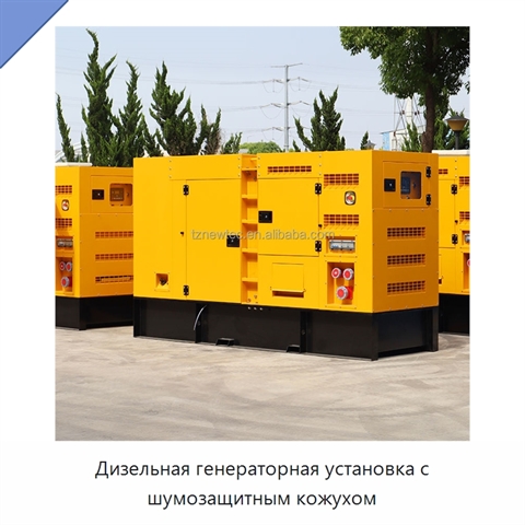 Дизельная генераторная установка с шумозащитным кожухом