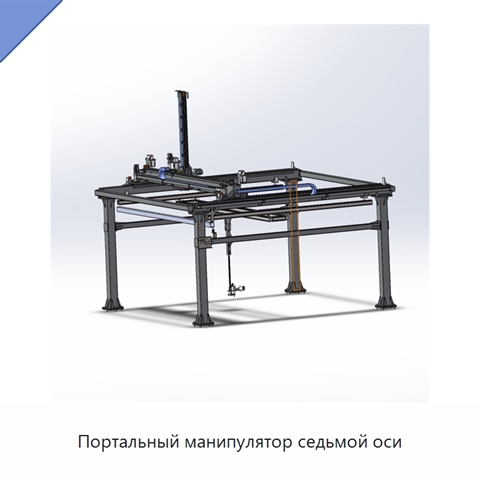 Портальный манипулятор седьмой оси