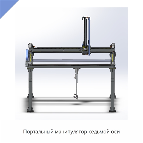 Портальный манипулятор седьмой оси