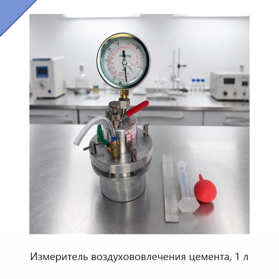 Измеритель воздухововлечения цемента, 1 л — Испытательное оборудование