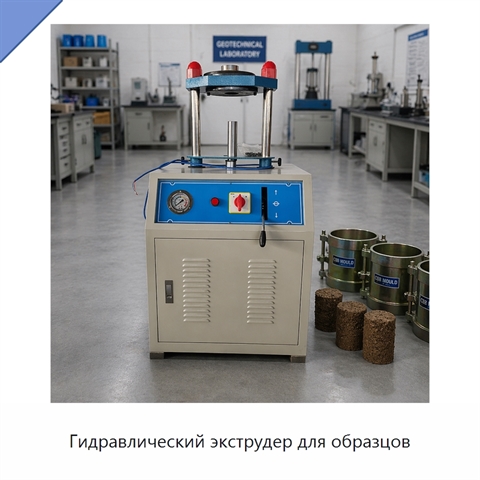 Гидравлический экструдер для образцов
