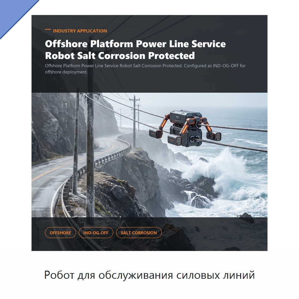 Робот для обслуживания силовых линий — Специальные изделия среднего и высокого напряжения