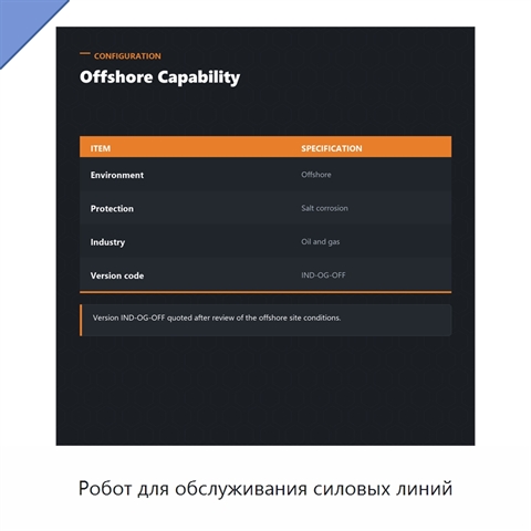 Робот для обслуживания силовых линий