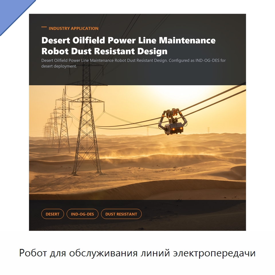 Робот для обслуживания линий электропередачи — Специальные изделия среднего и высокого напряжения