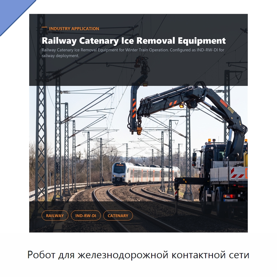 Робот для железнодорожной контактной сети — Специальные изделия среднего и высокого напряжения