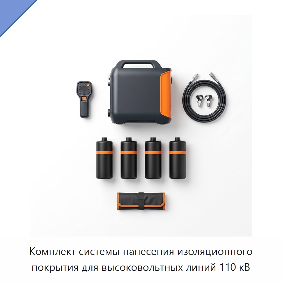 Комплект системы нанесения изоляционного покрытия для высоковольтных линий 110 кВ — Специальные изделия среднего и высокого напряжения