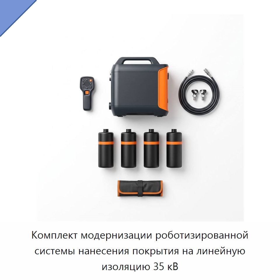 Комплект модернизации роботизированной системы нанесения покрытия на линейную изоляцию 35 кВ — Специальные изделия среднего и высокого напряжения