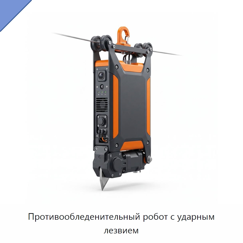 Противообледенительный робот с ударным лезвием — Шарнирные роботы