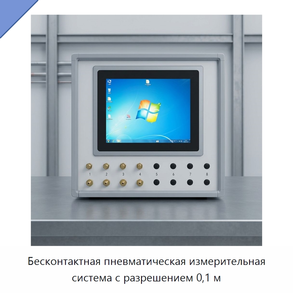 Бесконтактная пневматическая измерительная система с разрешением 0,1 м — Специальные испытательные приборы