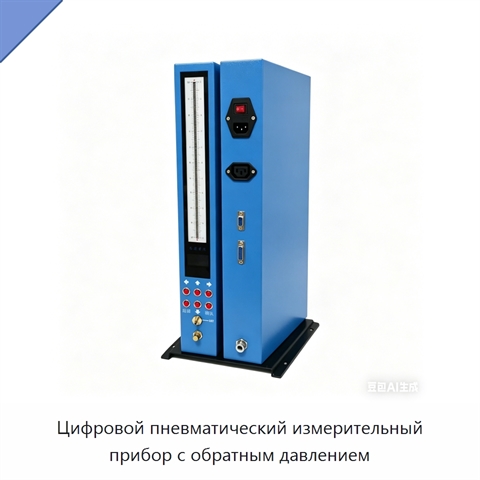 Цифровой пневматический измерительный прибор с обратным давлением
