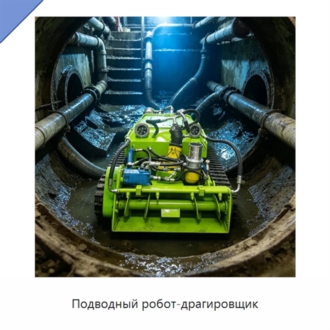 Подводный робот-драгировщик