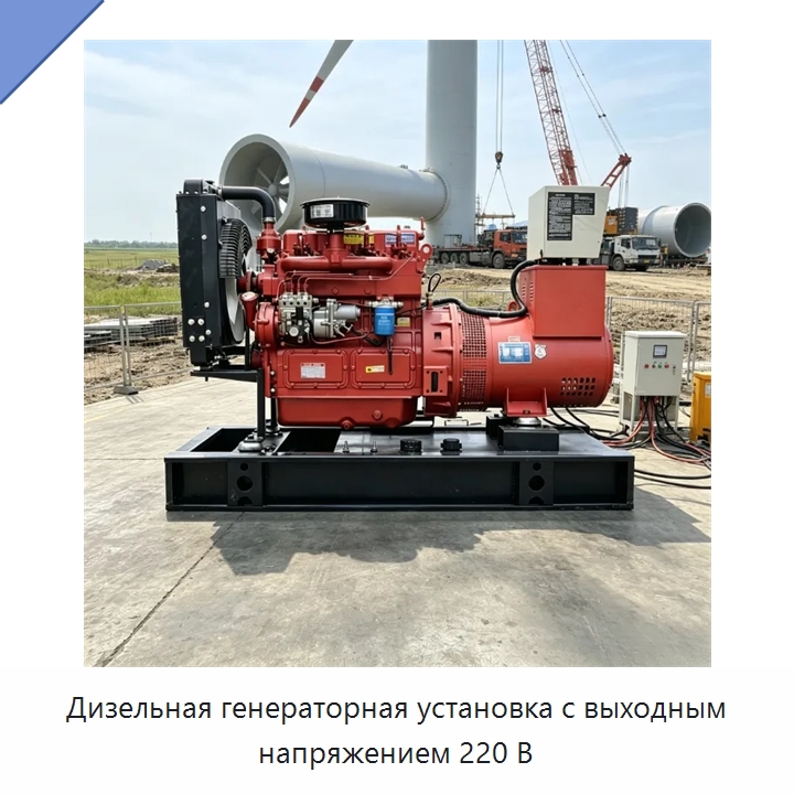 Дизельная генераторная установка с выходным напряжением 220 В — Генерация электроэнергии