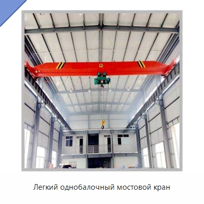 Легкий однобалочный мостовой кран — Краны