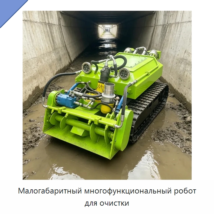 Малогабаритный многофункциональный робот для очистки — Коммунальная техника