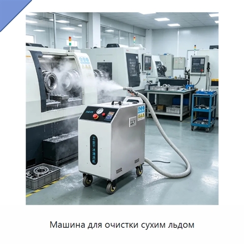 Машина для очистки сухим льдом