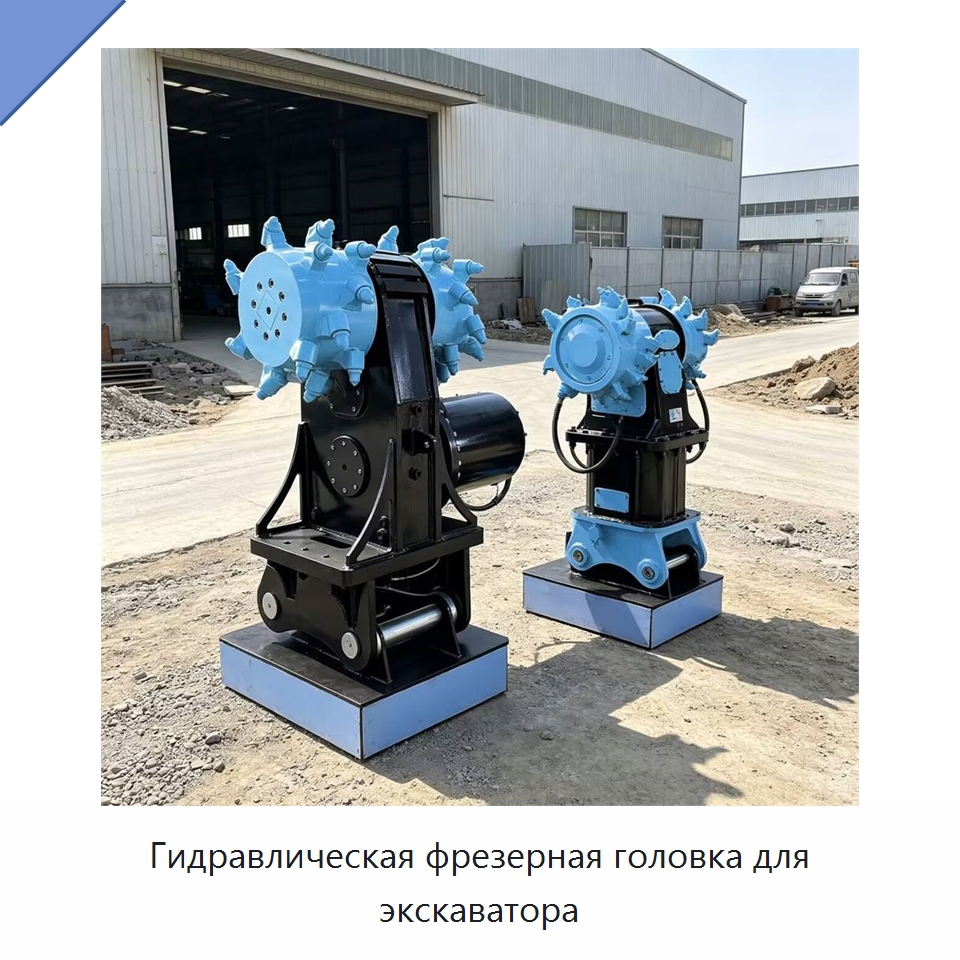 Гидравлическая фрезерная головка для экскаватора — Навесное оборудование для строительной техники