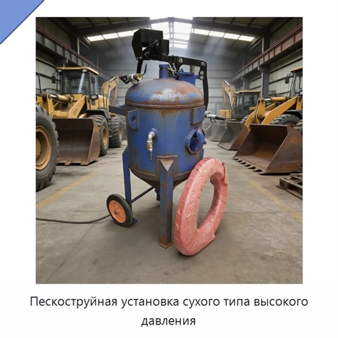 Пескоструйная установка сухого типа высокого давления