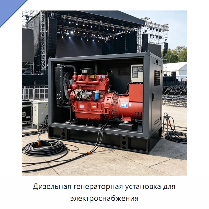 Дизельная генераторная установка для электроснабжения — Генерация электроэнергии