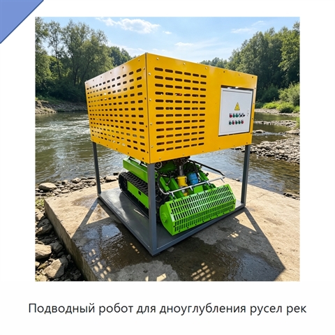 Подводный робот для дноуглубления русел рек