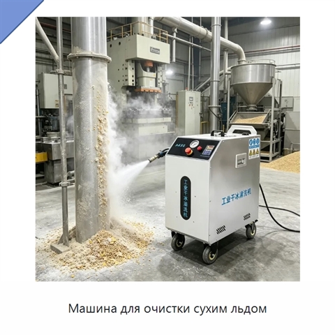 Машина для очистки сухим льдом