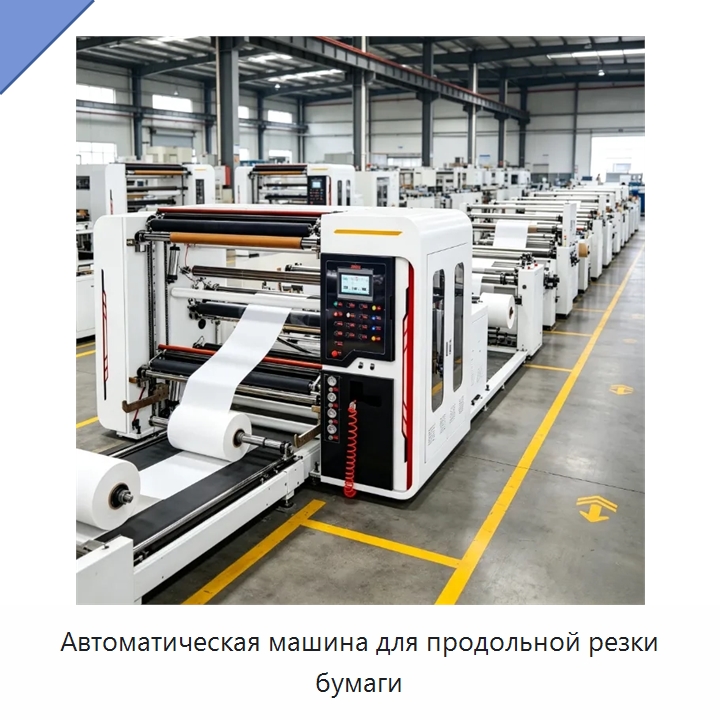 Автоматическая машина для продольной резки бумаги — Бумагообрабатывающее оборудование