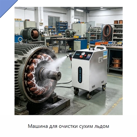 Машина для очистки сухим льдом