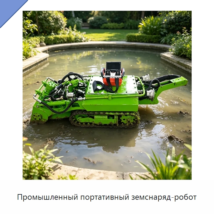 Промышленный портативный земснаряд-робот — Коммунальная техника