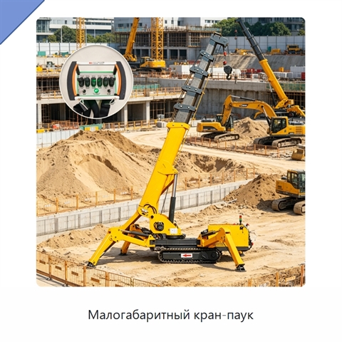 Малогабаритный кран-паук