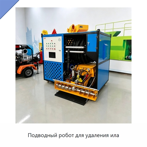 Подводный робот для удаления ила